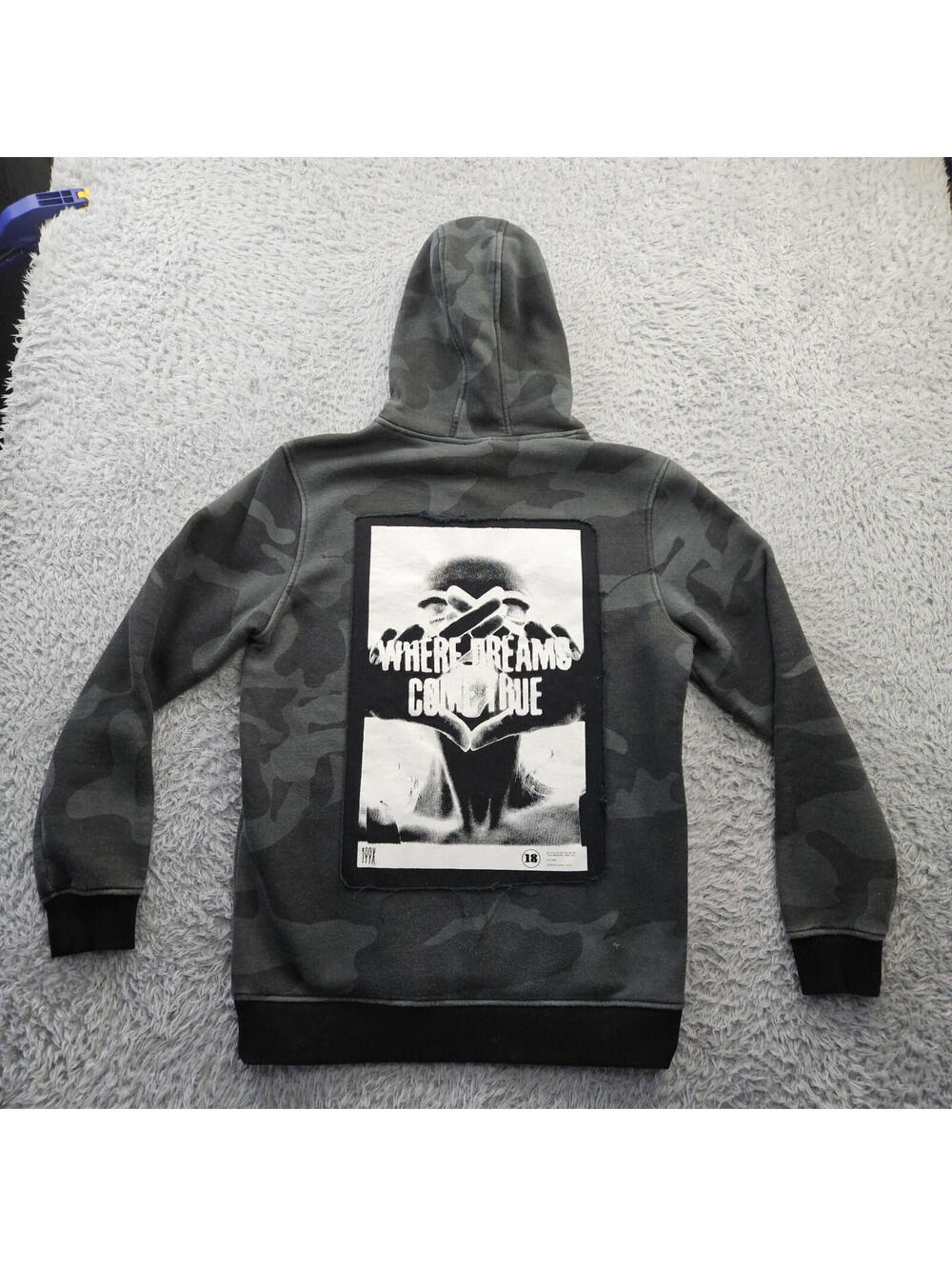 The Weekend Where Dreams Come True XO Hoodie Sweatshirt Camo Tour Concert